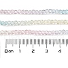 Transparent Painted Glass Beads Strands X1-DGLA-A034-T2mm-A21-3