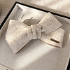 Fashionable Versatile Bowknot Velvet Hair Barrettes for Women Girl NN4842-1-1