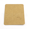 Rectangle Shape Cardboard Earring Display Cards X-CDIS-Q001-41-2