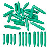 20Pcs Synthetic Turquoise Graduated Spike Beads G-TA0001-44-1