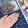 Beebeecraft 1600Pcs 2 Styles  304 Stainless Steel Flat Round Blank Peg Stud Earring Findings FIND-BBC0003-53A-3