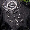 SUNNYCLUE 60Pcs 5 Styles Alloy Dancer Charm Pendant FIND-SC0011-63-4