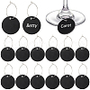 BENECREAT 50Pcs Acrylic Round Sheet Pendants DIY-BC0014-03B-1