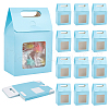Paper Gift Storage Boxes with Visible Window CON-WH0110-003A-01-1
