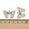304 Stainless Steel Enamel Pendants STAS-L290-36A-G-3
