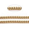 304 Stainless Steel Cuban Link Chain STAS-B019-02C-G-2