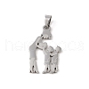 Non-Tarnish Mother's Day 304 Stainless Steel Pendants STAS-U002-09P-1