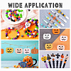 ARRICRAFT 20Pcs 5 Colors Pumpkin Jack-O'-Lantern Halloween Food Grade Eco-Friendly Silicone Beads SIL-AR0001-10-6