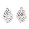 Non-Tarnish 201 Stainless Steel Pendants STAS-D451-13P-1