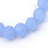 Imitation Jade Glass Bead Strands GLAA-R166-8mm-03D-2