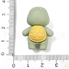 Tortoise Food Grade Silicone Focal Beads SIL-A009-02C-3