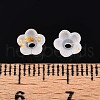 Frosted Transparent Acrylic Beads X-OACR-N137-72A-4