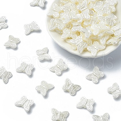 ABS Plastic Imitation Pearl Beads OACR-YW0001-85D-1
