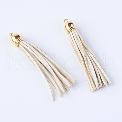 Faux Suede Tassel Pendant Decorations FIND-T003-A03-1