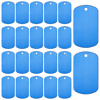SOFPLATE 25Pcs Aluminum Pendants FIND-SP0002-46B-1