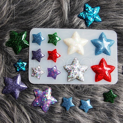 Star Cabochon DIY Silicone Molds SIMO-R002-05-1