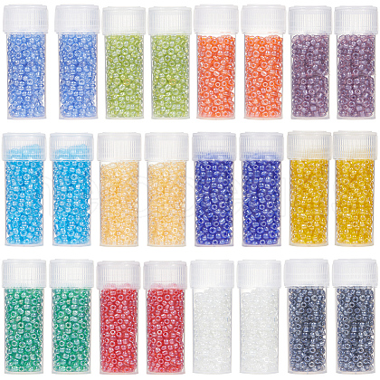 SUNNYCLUE Glass Seed Beads SEED-SC0001-51B-02-1