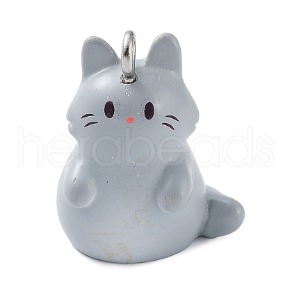 Opaque Resin Pendants RESI-Z014-01B-1