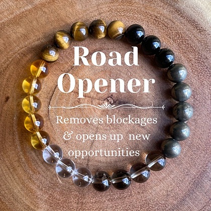 Natural Indian Agate & Black Obsidian & Tiger Eye & Glass Round Bead Stretch Bracelets WG6A8BD-05-1
