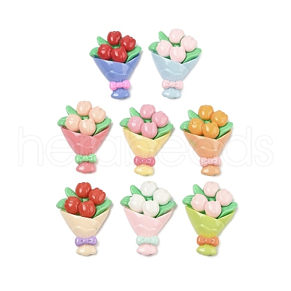 Mother's Day Opaque Resin Cabochon CRES-E003-03-1