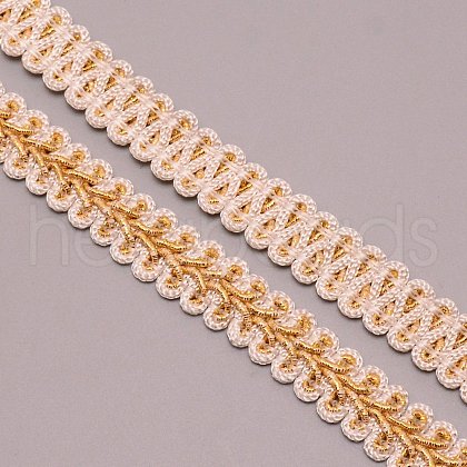 Metallic Polyester Ribbon OCOR-WH0075-08B-1