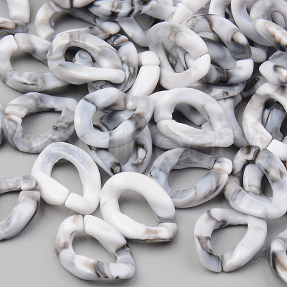 Opaque Acrylic Linking Rings OACR-S038-005A-B06-1