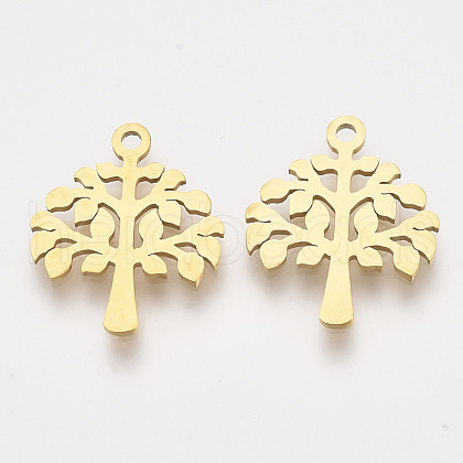 201 Stainless Steel Pendants STAS-S110-063G-1
