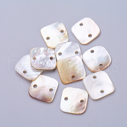Black Lip Shell Links connectors SSHEL-L012-02-1