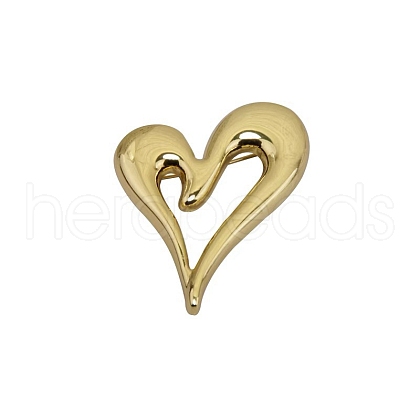 Alloy Heart Kilt Pins Brooch PW-WG48409-01-1