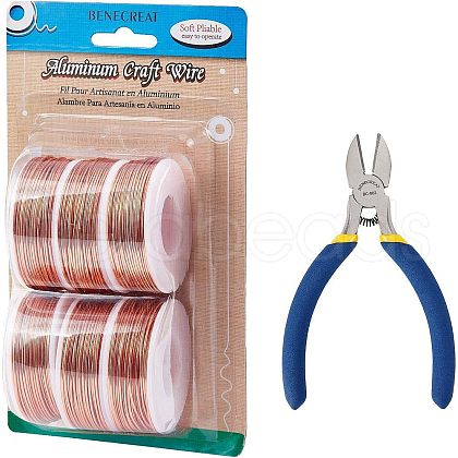 BENECREAT Round Aluminum Wire AW-BC0003-31B-2.0mm-1