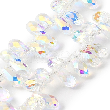 Electroplate Glass Beads Strands EGLA-B006-01A-AB01-1
