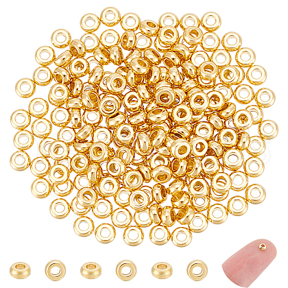 Unicraftale 200Pc Rack Plating Brass Spacer Beads FIND-UN0015-49-1