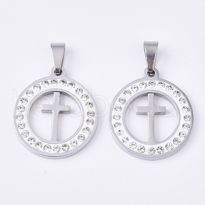 201 Stainless Steel Pendants STAS-N089-30P-1