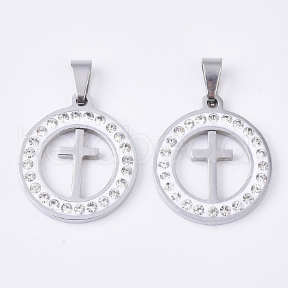 201 Stainless Steel Pendants STAS-N089-30P-1