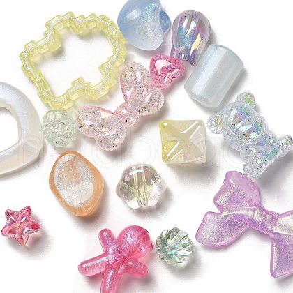 Plating Acrylic Beads MACR-XCP0001-18-1