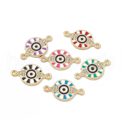 Alloy Crystal Rhinestone Connector Charms FIND-C019-52KCG-1