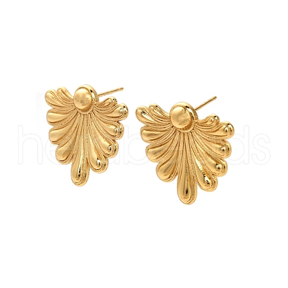 304 Stainless Steel Stud Earrings EJEW-P316-04G-1