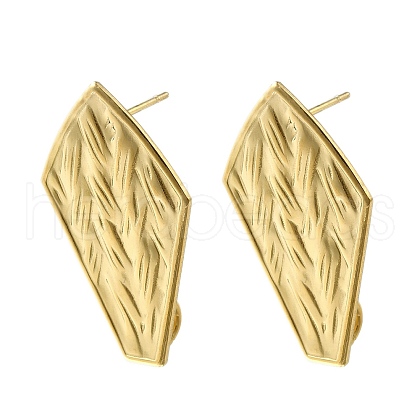 304 Stainless Steel Stud Earring Findings STAS-B087-08C-G-1