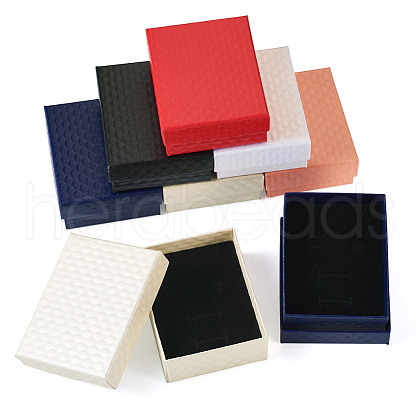 Rhombus Textured Cardboard Gift Storage Boxes CON-TAC0010-03A-01-1