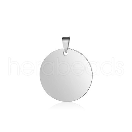 Anti-Tarnish 304 Stainless Steel Pendants STAS-I311-05A-P-1