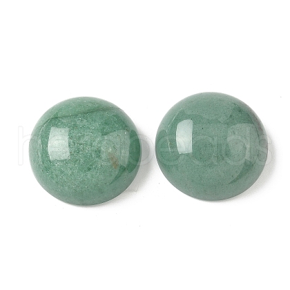 Natural Green Aventurin Cabochons G-C189-04C-1