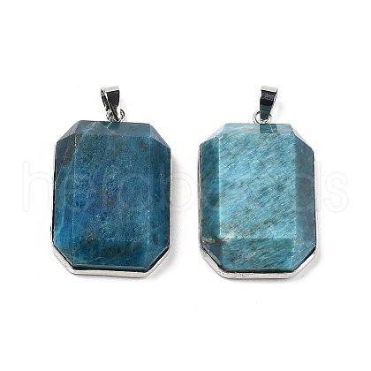 Natural Apatite Pendants G-B139-02P-08-1