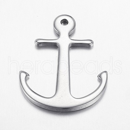 Tarnish Resistant 304 Stainless Steel Pendants STAS-E136-10-1