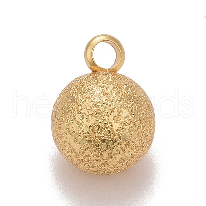 Brass Ball Charms KK-M229-73A-G-1