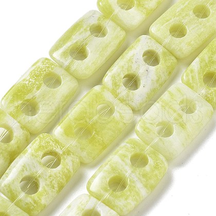 Natural Lemon Jade Beads Strands G-H074-A01-01-1