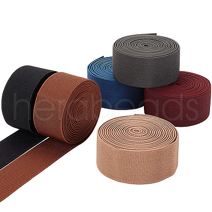   15M 6 Colors Polyester Thick Elastic Wide Band DIY-PH0017-30B-1