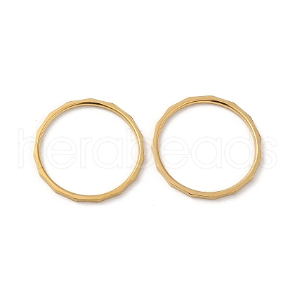Ion Plating(IP) 304 Stainless Steel Finger Rings RJEW-I101-02C-G-1