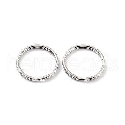 304 Stainless Steel Split Key Rings STAS-Q314-02G-P-1