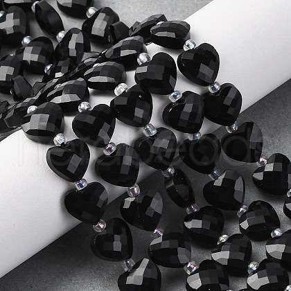 Natural Obsidian Beads Strands G-P570-E20-01-1
