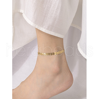 Stainless Steel Link Chain Anklets WG5965F-03-1